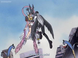 LadyDevimon defeats Angewomon again