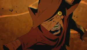 Scarecrow in Batman Gotham Knight.