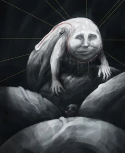 Adult Bridge Worm.png (186 KB) "Patron saint of dark places, of hungry life, of spotless bones." Note that this is an adult Bridge Worm.