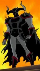 Lord Hades in his full armor as seen in Justice League.