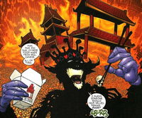 Emperor Joker massacres and devours the entire nation of China.
