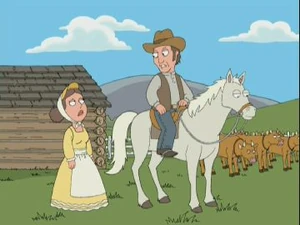 Liam Neeson's first appearance.