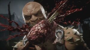 Baraka performing his Food For Thought Fatality