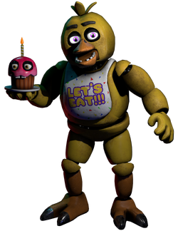 fnaf Withered Chica - Ethgoesboom Chica The Chicken, HD Png