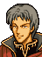 Kempf's portrait in Fire Emblem: Thracia 776.