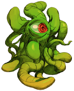 Shuma-Gorath in Marvel vs. Capcom 2: New Age of Heroes.