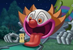 The Clown waiting to pounce