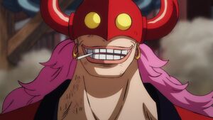 Who's-Who smiles at Jinbe.