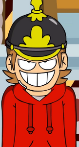 Tord's evil grin before entering his robot.