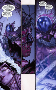 Mysterio revealing himself to Logan.