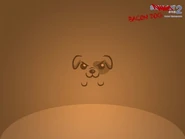 Bacon Dog on an official promotional wallpaper for Sushi Cat 2