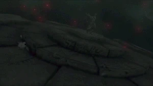 Ganondorf retreating to the Depths.