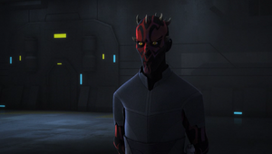 Maul welcomes Kanan and Ezra to his base.