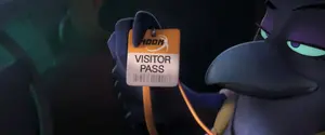 Doom produces a fake visitor pass to get the Bad Girls into the launch site