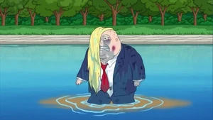 Donald Trump without his orange makeup.