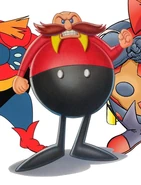 Rare render of American Robotnik with blue eyes.