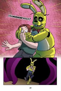 William kidnapping Carlton while dressed as Spring-Bonnie