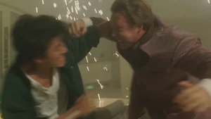 Wilson fighting Kenichiro.