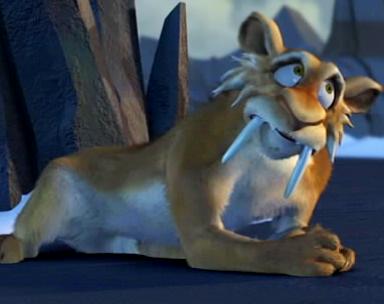 saber tooth tiger ice age movie