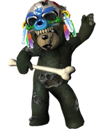 Zombear Oodoo, the leader of the Zombears