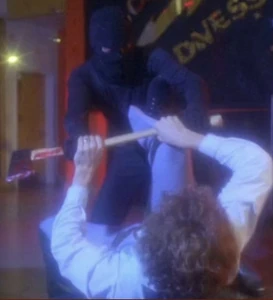 Alex attacking Nick.