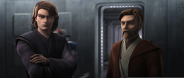 As a concession, Skywalker decides to divide the 501st Legion and create a new division under Ahsoka's command; Kenobi reminds Skywalker that Ahsoka is no longer a member of the Grand Army of the Republic but Skywalker proposes promoting Rex to Commander and having him lead the new division and appoints Ahsoka as Rex's adviser.