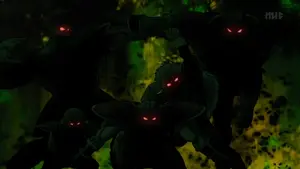 The Ginyu Forces in the shadow.