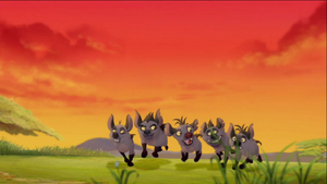 Janja and his clan attack The Pride Lands