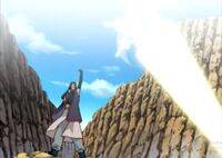 Renga use his unique jutsu