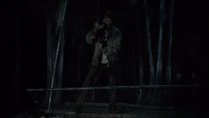 Carl releasing the second Great White as said by Dennis.