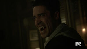 Teen Wolf Season 5 Episode 20 Apotheosis Sebastien's fangs