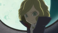 Anthony welcomes Layton and Luke to his castle.