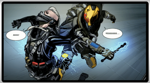 Wraith gets attacked by Kryptis.