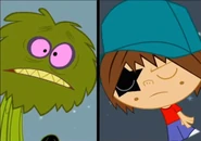 Rumaki looking concerned as Atchan attempts to make do on his threat