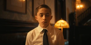 A young Henry overexerting his powers when he attempts to kill his father after murdering his sister.