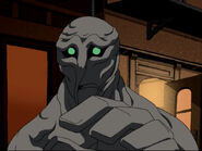 Sad face of Clayface