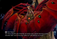 The Archdemon's first form in the remake.