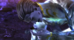 Balder forcing Loptr back into his body.