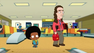 Carl preparing to incinerate the senior center.