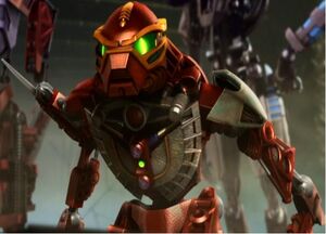 Vakama after he saw an army of Visorak.