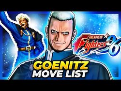 Goenitz laughing of The King of Fighters movie and taking another eye from  Rugal : r/kof