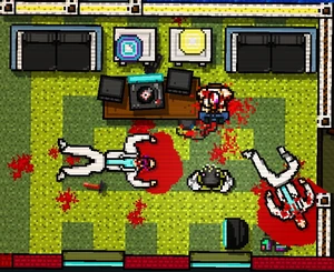 Jacket finds Earl tortured to death by the Russian Mafia.