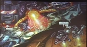 Over Run discovers the origins to Alpha Quintesson and why he has ties to Unicron. Unused comic panel for issue 31, discovered in a Transformers Convention recently in 2022.