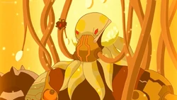 Vilgax in his healing tank.