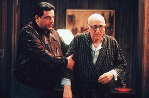Bobby Bacala with Junior Soprano.