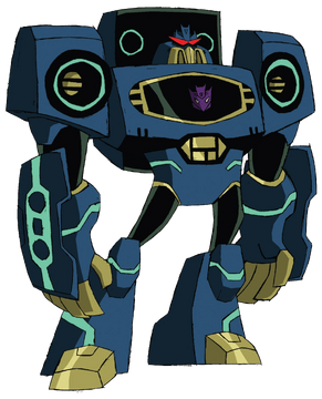 Transformers animated outlet soundwave toy