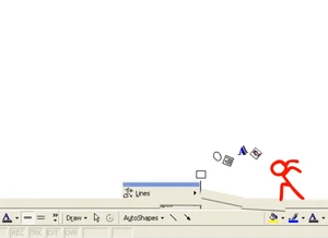 The Dark Lord showing his powers.