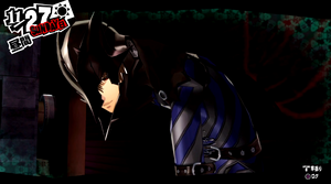 Goro Akechi's last known moments before his apparent sacrifice.