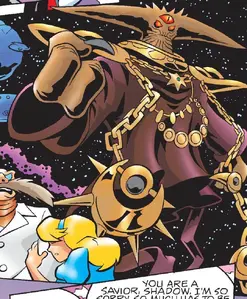 Black Doom, as he appears in Pre-Super Genesis Wave).