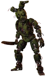 Springtrap's render in Dead by Daylight.